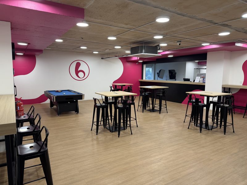 Berry Nice lounge interior in Sentul KL โ pool table, TV, comfortable space to wait